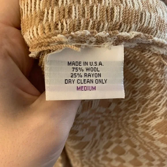 Vintage Steve Fabrikant Sweater Wool Blend - Picture 3 of 5